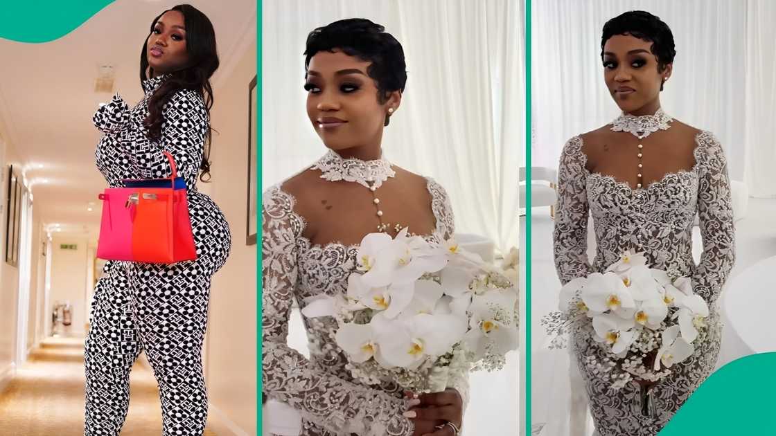 Chioma new and old photos, netizen compare Davido's wife Chioma's physical appearance