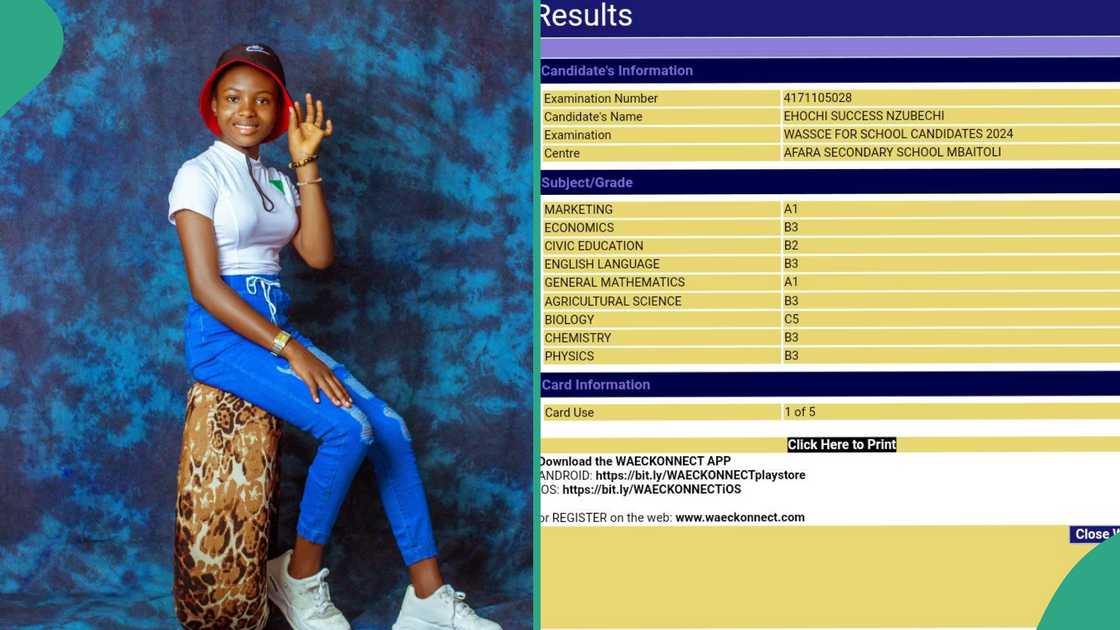 Mixed reactions as girl from Imo flaunts her WAEC result Mixed reactions as girl from Imo flaunts her WAEC result