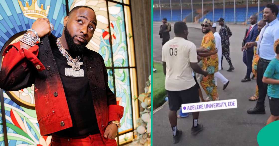 Davido at Adeleke University Davido at Adeleke University