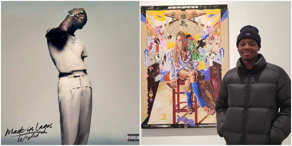 Wizkid's Made in Lagos album cover, Kamal Adisa Wizkid's Made in Lagos album cover, Kamal Adisa