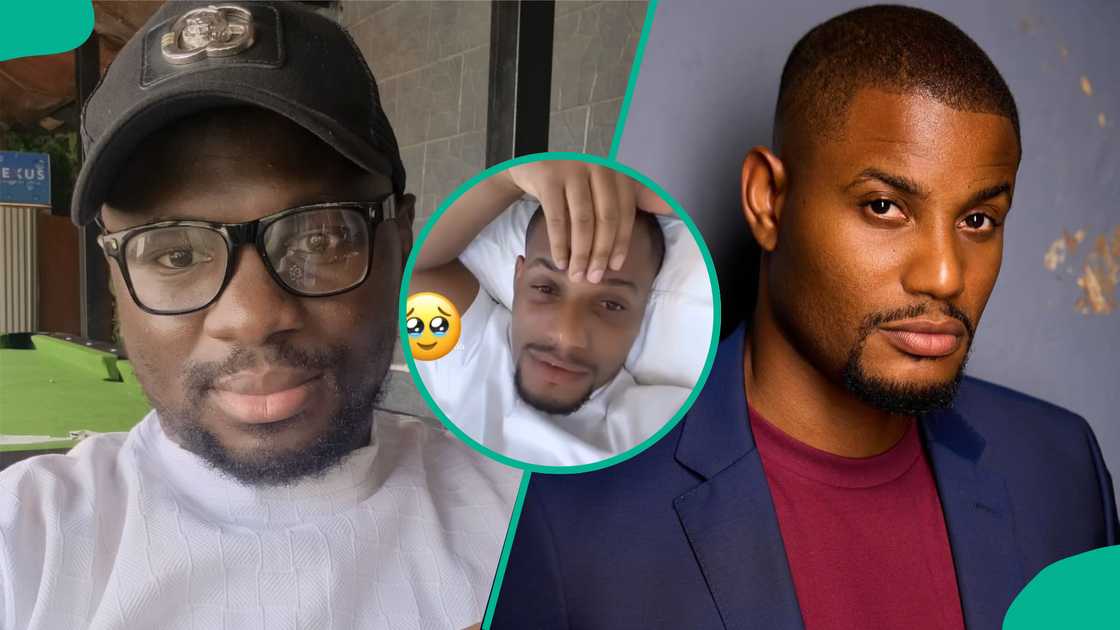 Nigerian man mourns death of Alex Ekubo.