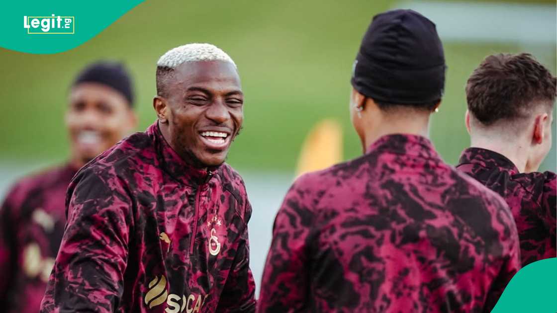 Victor Osimhen, Mario Lemina, Galatasaray, Florya Oktay Metin, Kerembugaz, Istanbul, Turkiye.