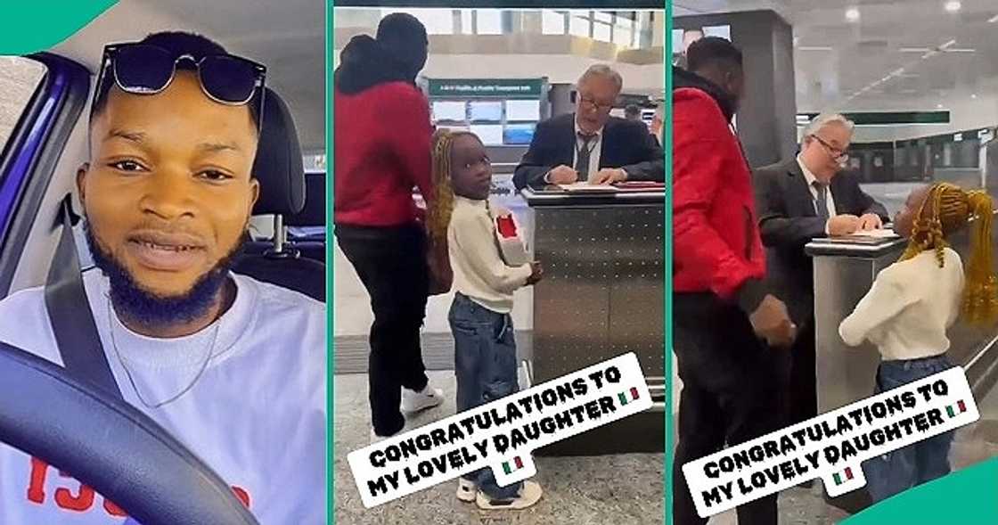 Nigerian man reunites with daughter in Italy Nigerian man reunites with daughter in Italy