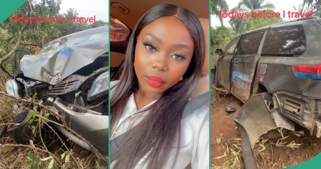 Video emerges as Nigerian lady survives tragic accident 13 days to her relocation to Canada