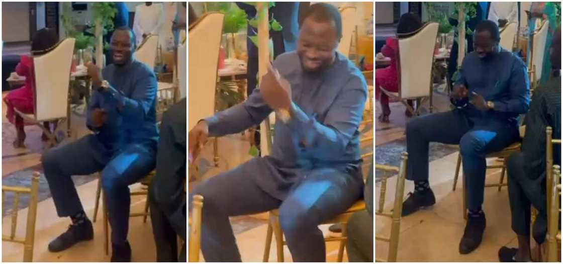 Victor Omebije was hailed for being a great dancer on the chair. Victor Omebije was hailed for being a great dancer on the chair.