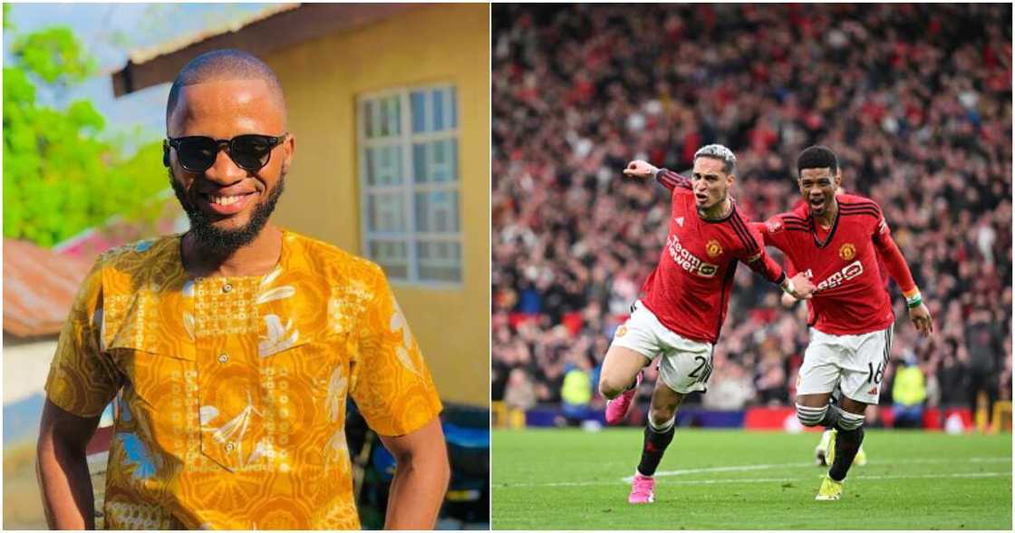 Reactions as man predicts outcome of Man Utd vs Liverpool match without mistake