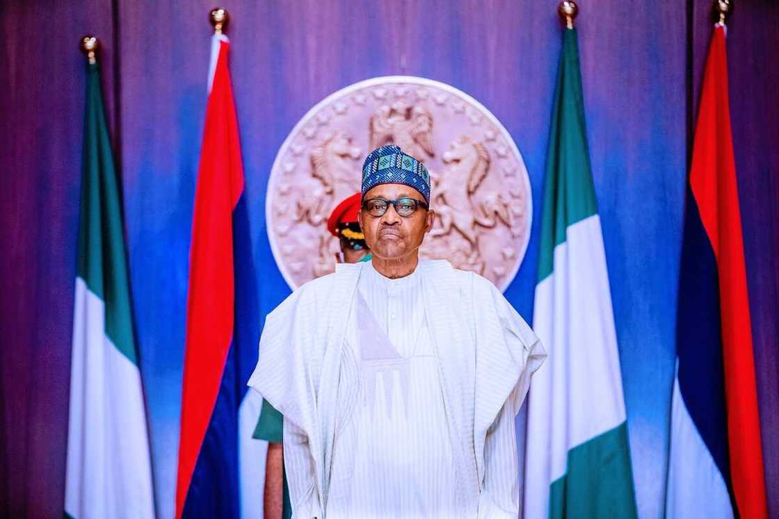 Buhari says his administration recorded great achievements in six years. Buhari says his administration recorded great achievements in six years.