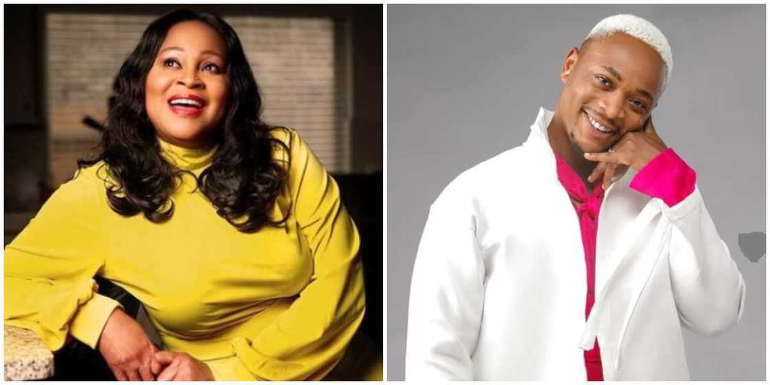 Photos of Bukky Wright and Ojay. Photos of Bukky Wright and Ojay.