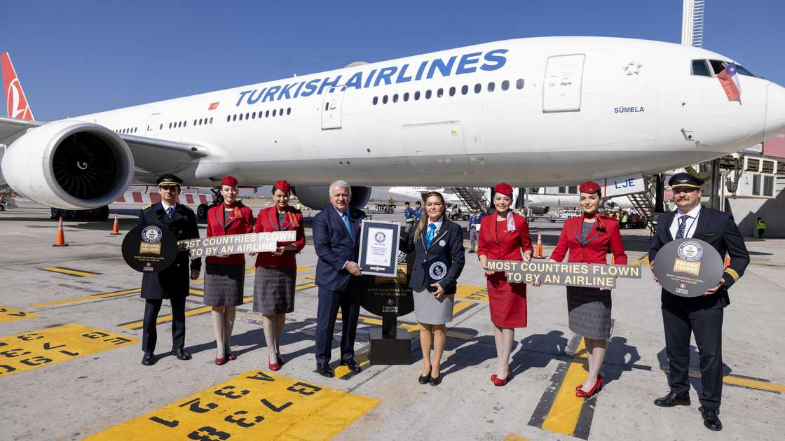 Turkish Airlines Sets Guinness World Records™ title for the “Most Countries Flown to by an Airline”