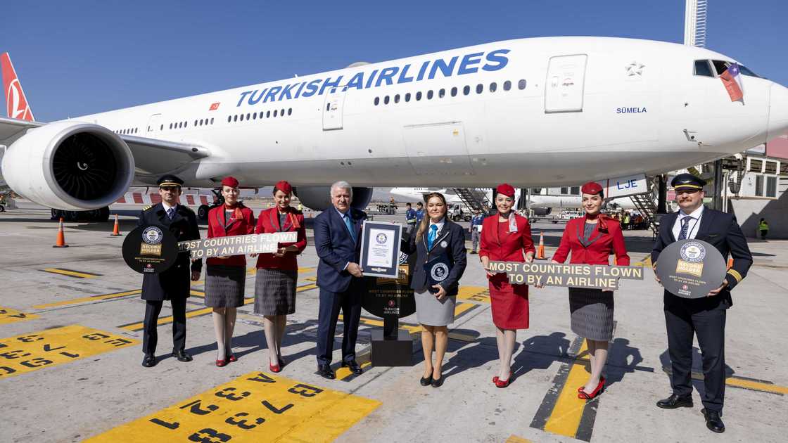 Turkish Airlines Sets Guinness World Records™ title for the “Most Countries Flown to by an Airline” Turkish Airlines Sets Guinness World Records™ title for the “Most Countries Flown to by an Airline”