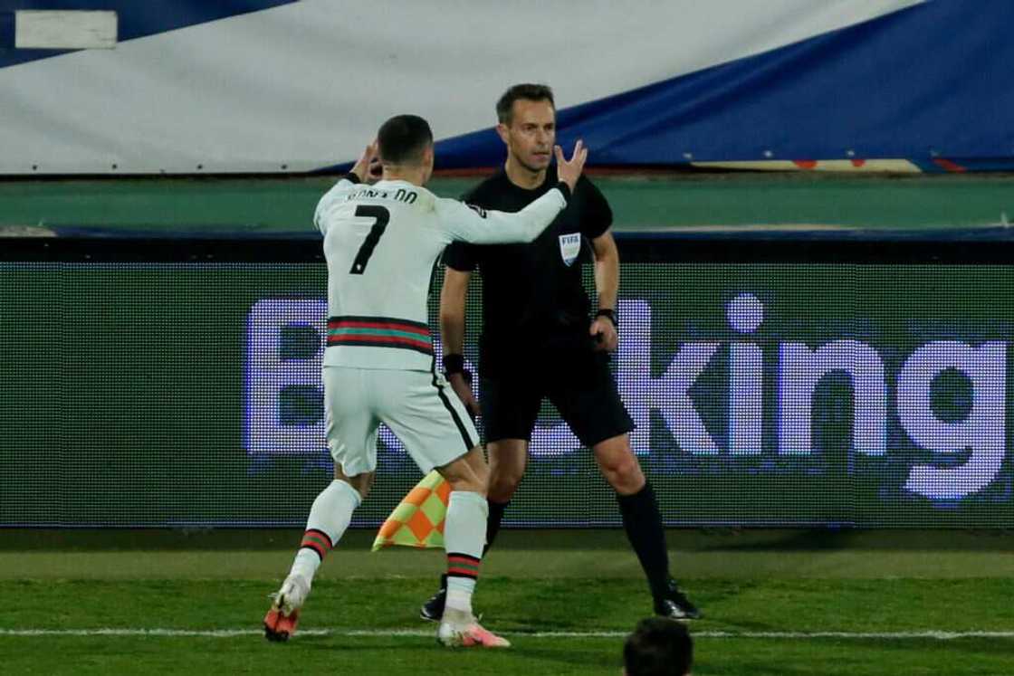 Referee who denied Ronaldo Ronaldo crucial goal against Serbia finally opens up on what happened