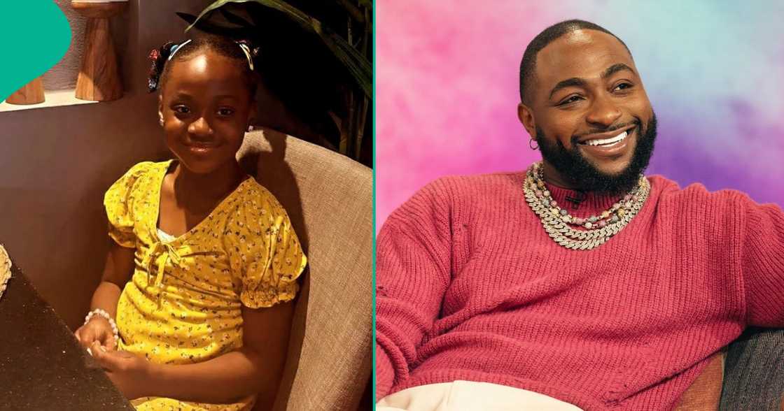 Davido's daughter Hailey celebrates him at 32