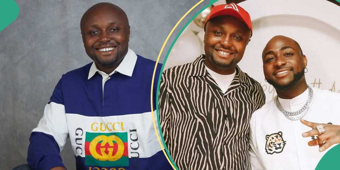 Davido and Isreal DMW in Osun. Davido and Isreal DMW in Osun.