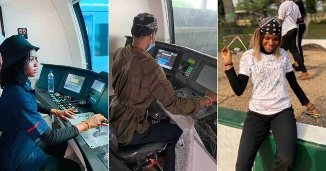 Mass communication graduate becomes train driver