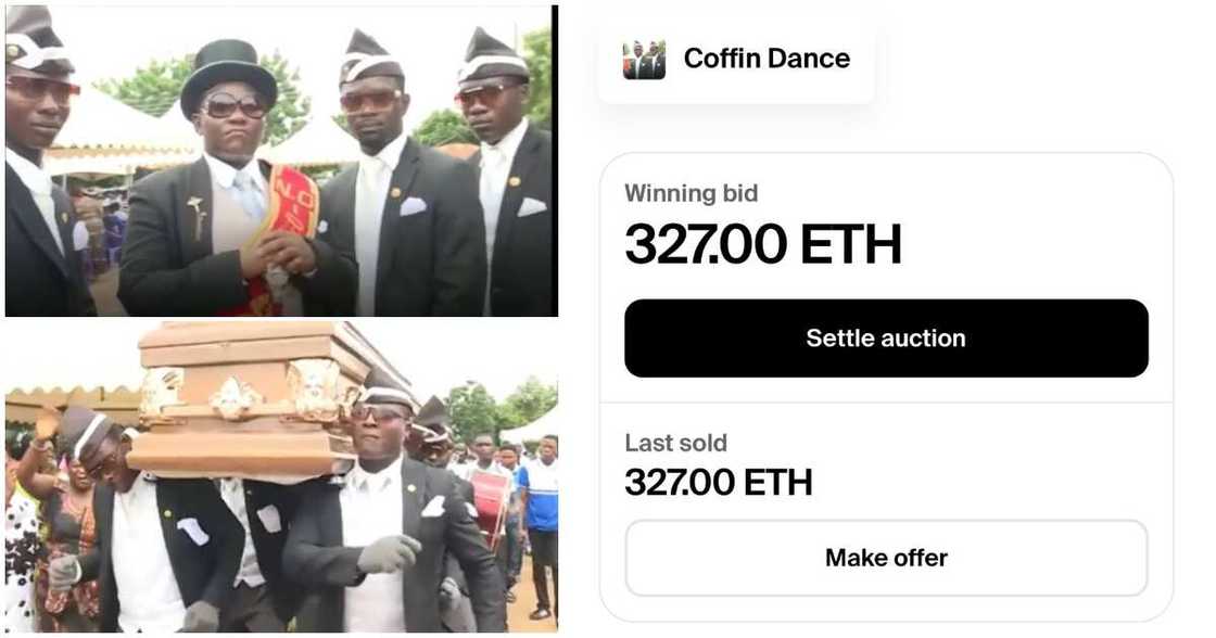 NFT, coffin dance meme, viral, N434 million NFT, coffin dance meme, viral, N434 million