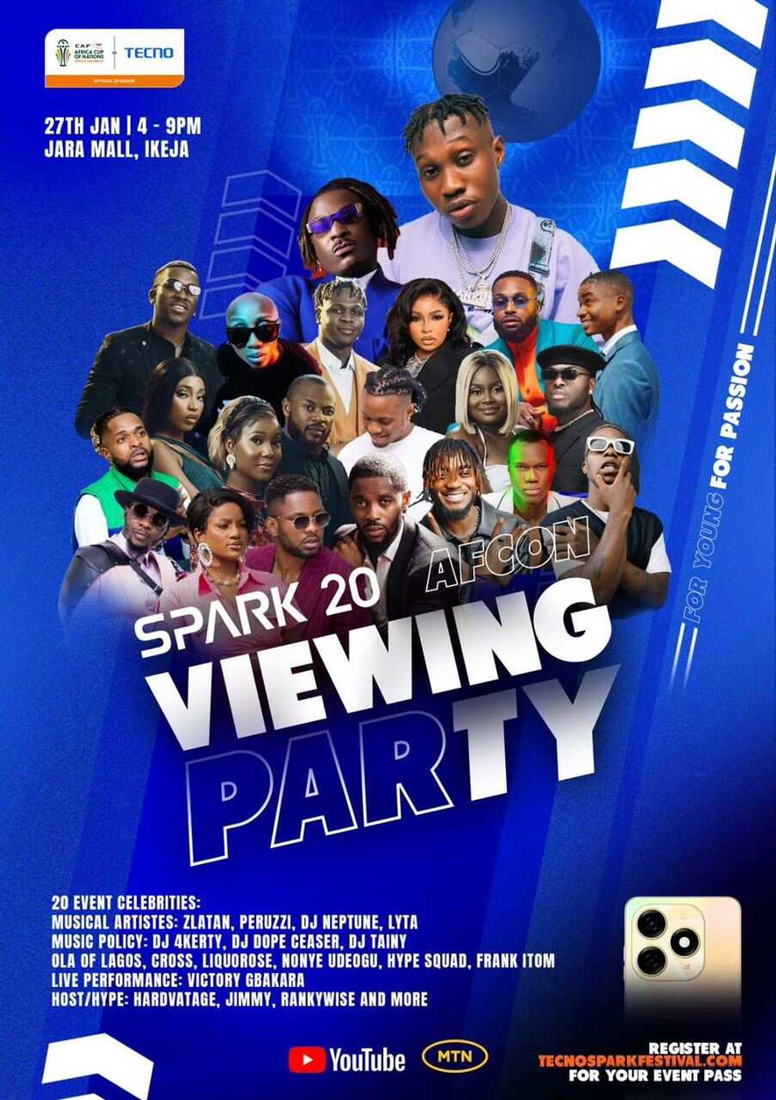 Countdown to Kickoff: Unveiling the Thrills of TECNO SPARK 20's AFCON Watch Party! Countdown to Kickoff: Unveiling the Thrills of TECNO SPARK 20's AFCON Watch Party!