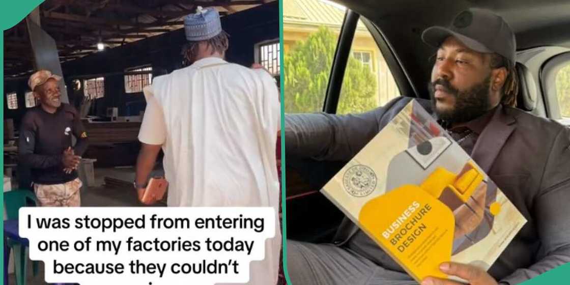 Mixed reactions as security man prevents boss from entering company, video emerges Mixed reactions as security man prevents boss from entering company, video emerges