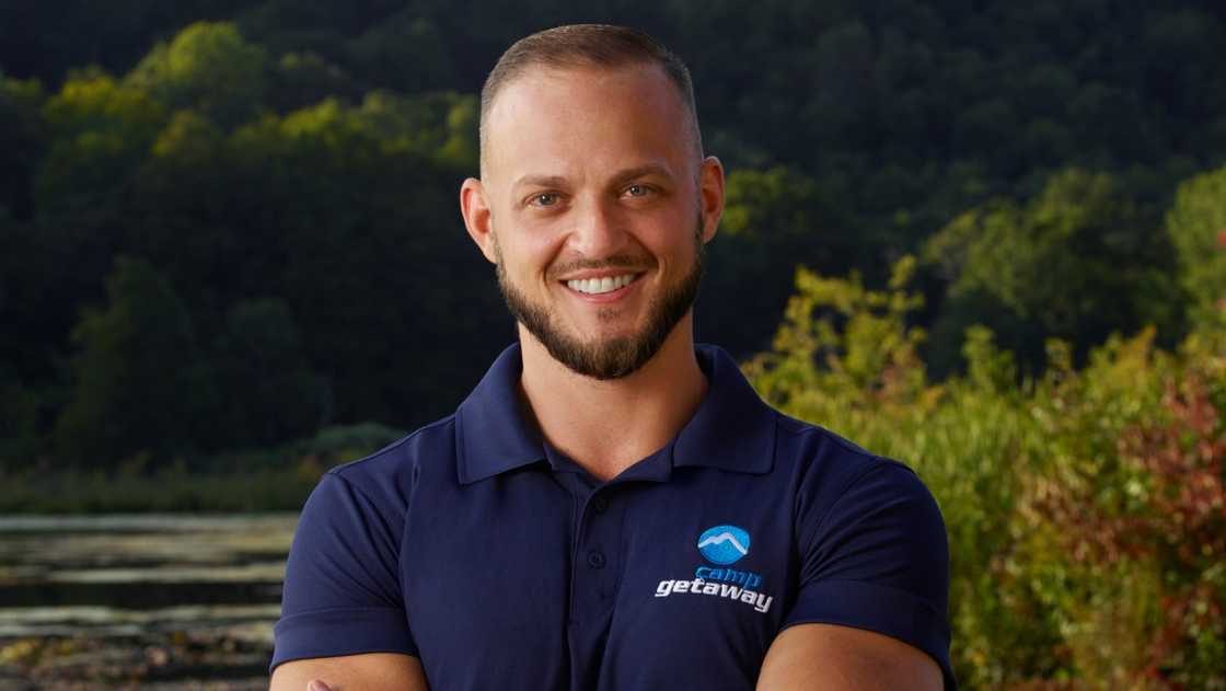 Nile Lundgren poses for a Season 1 portrait on Camp Getaway. Nile Lundgren poses for a Season 1 portrait on Camp Getaway.