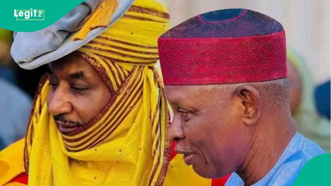 Abba Kabir Yusuf tare da Sanusi II a London Abba Kabir Yusuf tare da Sanusi II a London