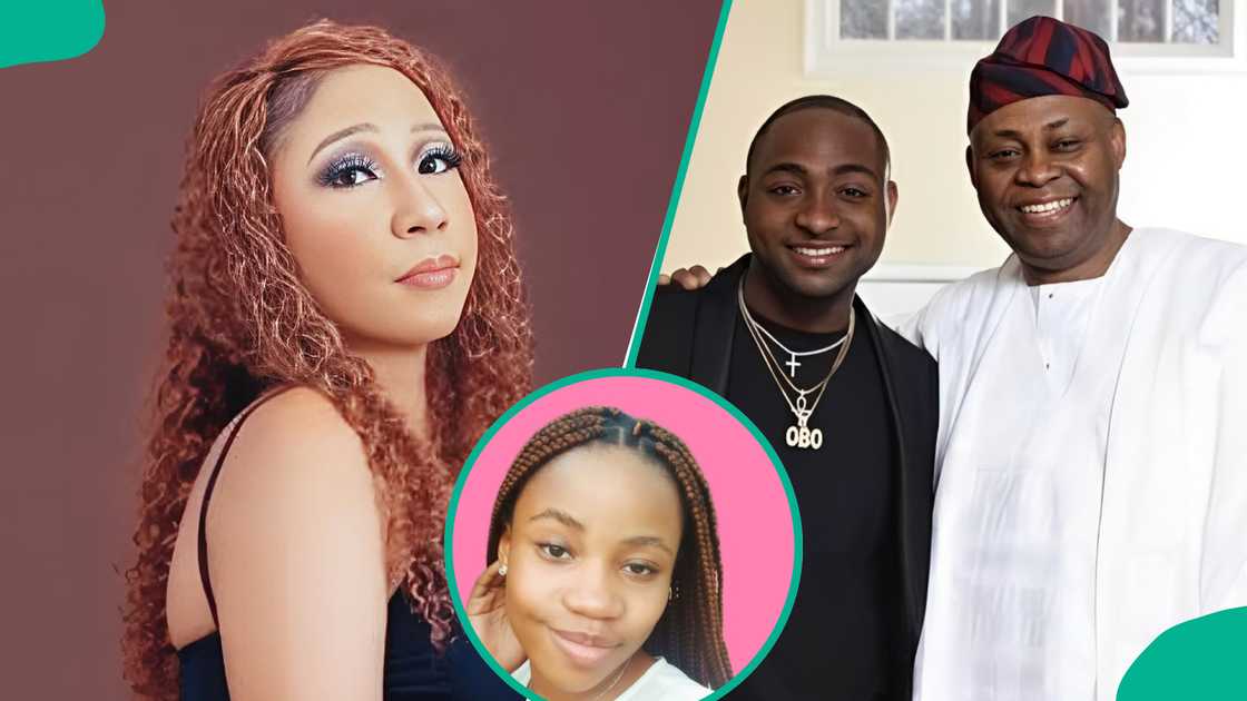 Davido's alleged baby mama reacts to his father's interview about paternity saga