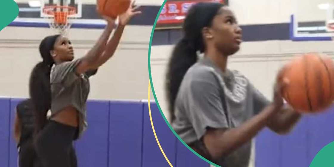 Photo of basketball girl Photo of basketball girl