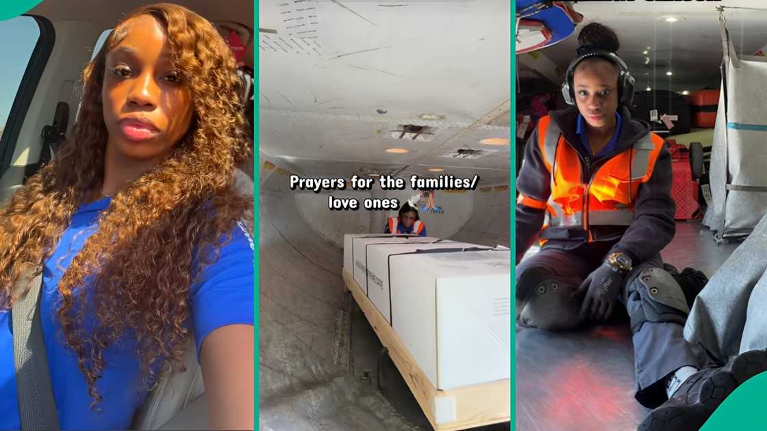 A lady who handled luggage in an airline shared how corpses were being transported by air.