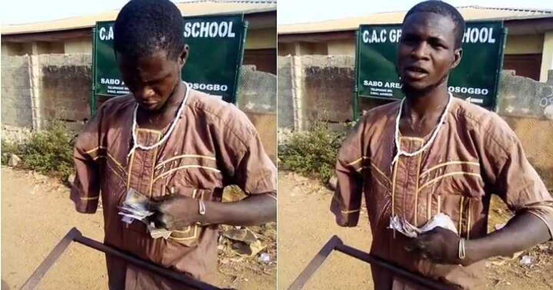 Physically challenged man, N20k Physically challenged man, N20k