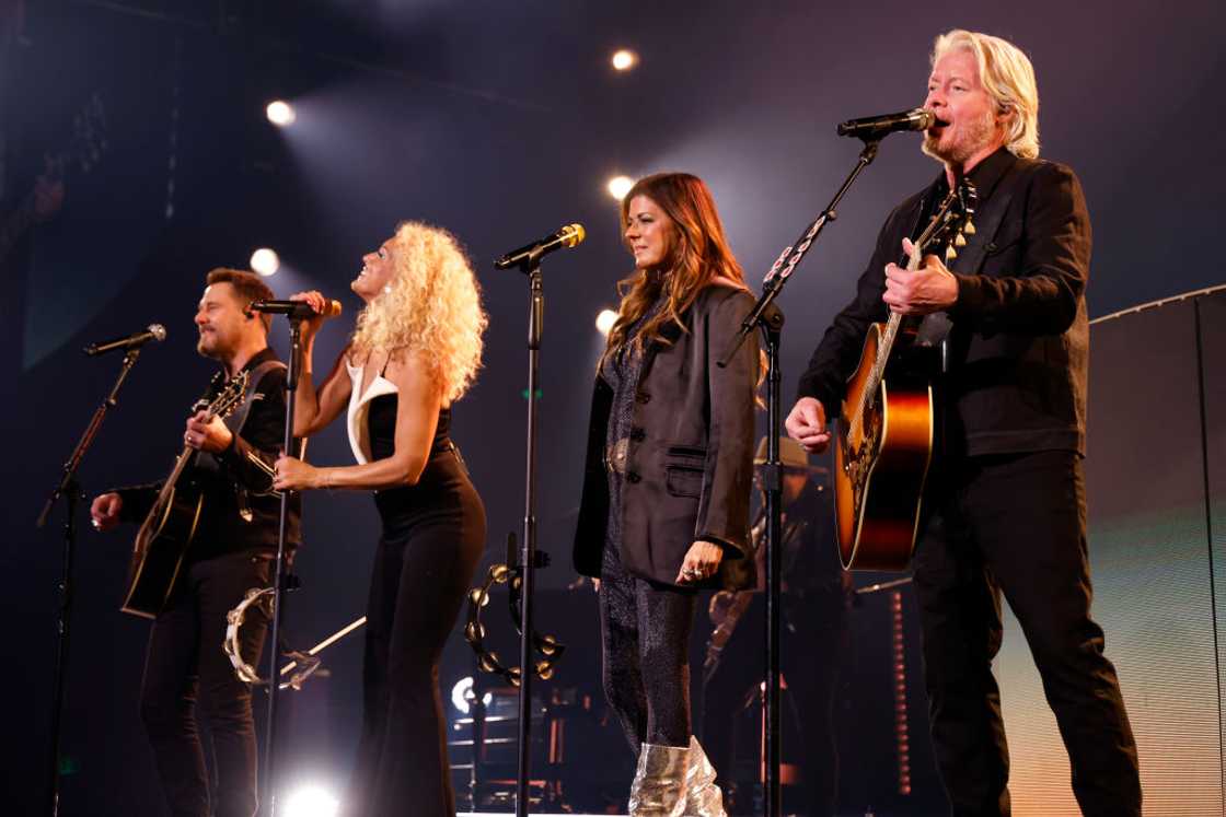Little Big Town members perform in Nashville, Tennessee Little Big Town members perform in Nashville, Tennessee