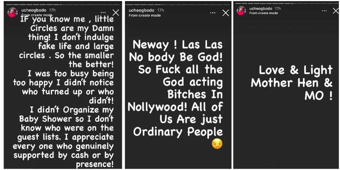 Baby Shower: Uche Ogbodo Wades In As Anita Joseph and Moyo Lawal Continue to Fight Dirty Online Baby Shower: Uche Ogbodo Wades In As Anita Joseph and Moyo Lawal Continue to Fight Dirty Online