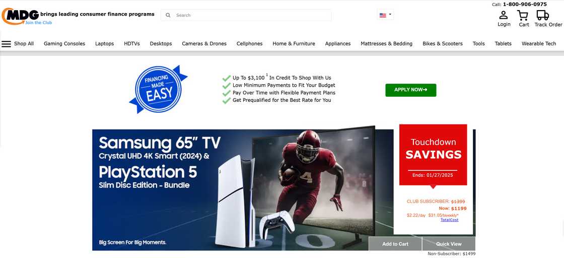 MDG homepage MDG homepage