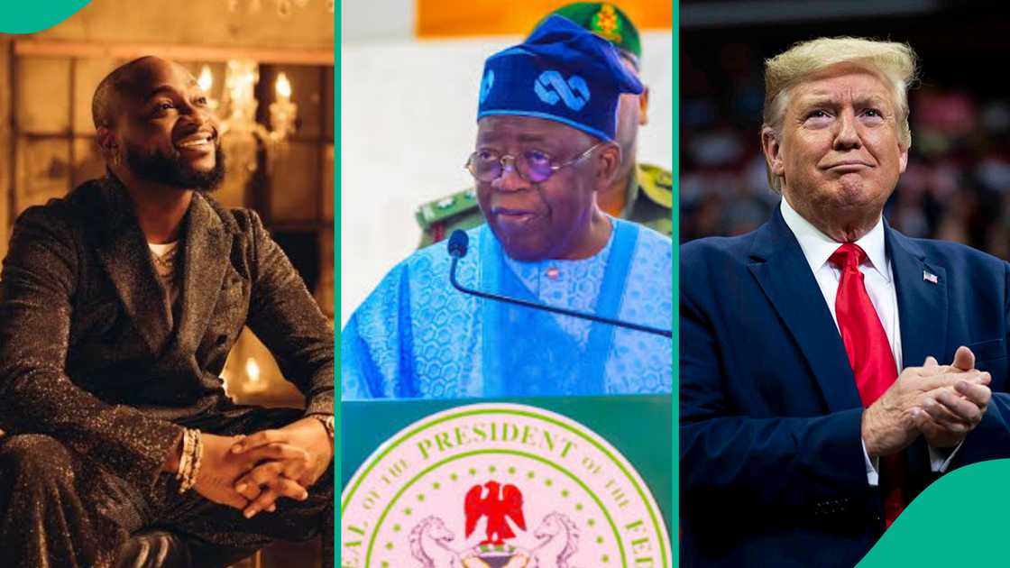 Davido, Donald Trump, Bola Tinubu, Osun election Davido, Donald Trump, Bola Tinubu, Osun election