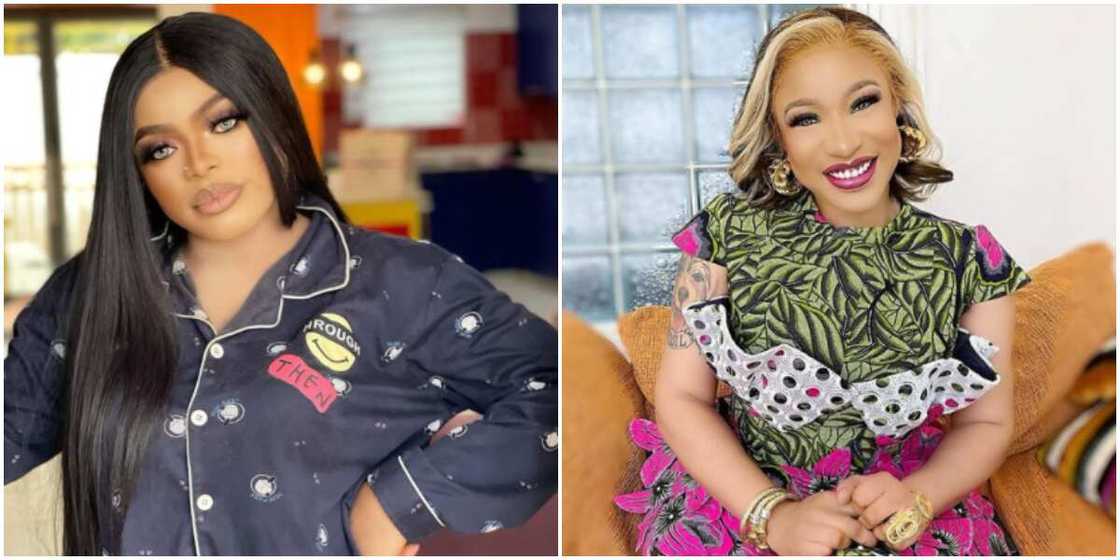 Tonto Dikeh and Bobrisky Tonto Dikeh and Bobrisky