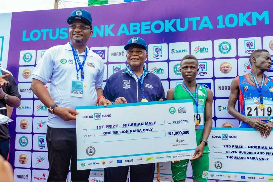 Lotus Bank Abeokuta 10km Race ends with pomp and pageantry