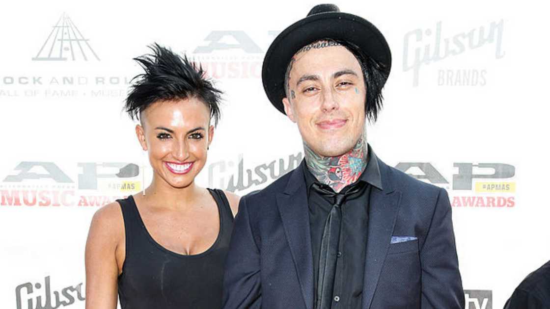 Jenna King and Ronnie Radke at the Rock and Roll Hall of Fame and Museum on 21 July 2014 in Cleveland, Ohio.