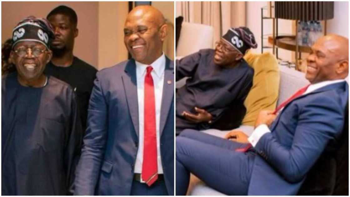 Tinubu and Tony Elumelu/President-Elect Tinubu and Tony Elumelu/President-Elect