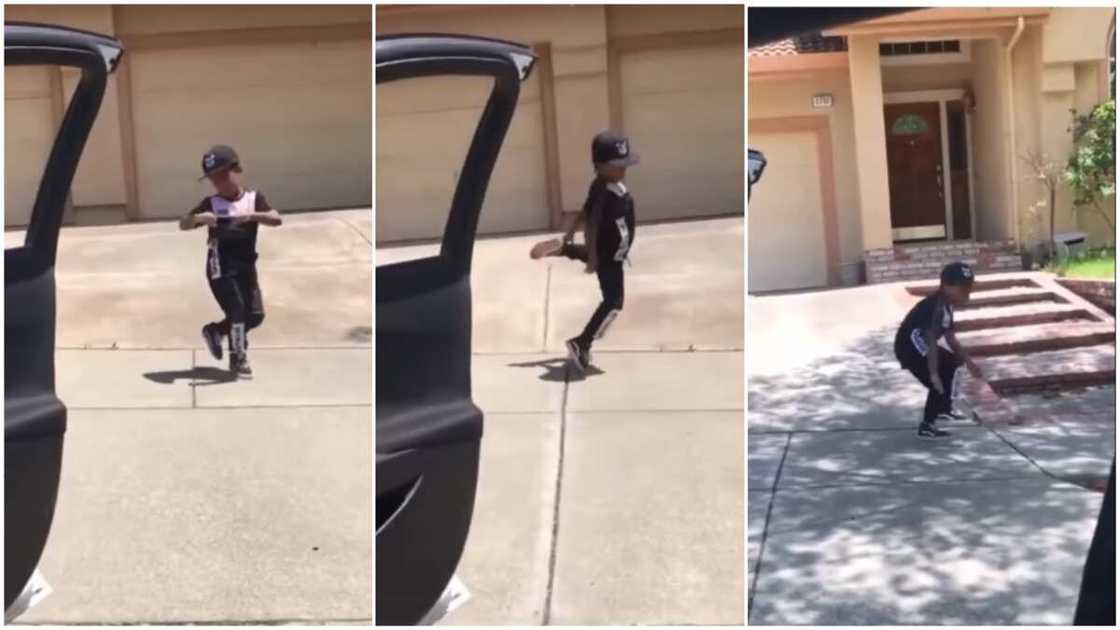 Boy dances to this popular song, many praise his cool moves Boy dances to this popular song, many praise his cool moves