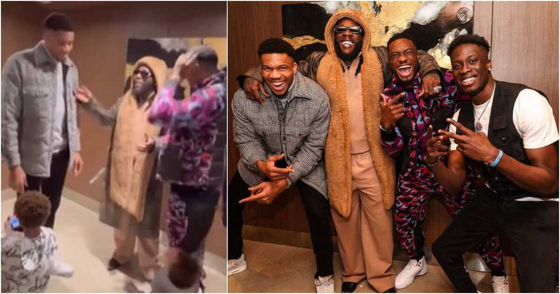 Burna Boy, Antetokounmpo brothers