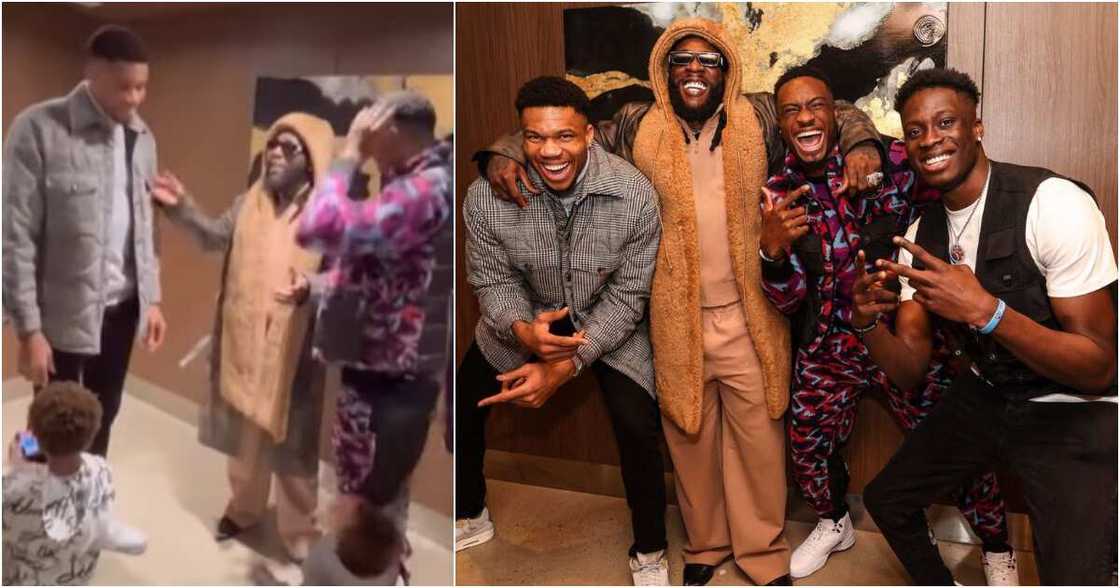 Burna Boy, Antetokounmpo brothers Burna Boy, Antetokounmpo brothers