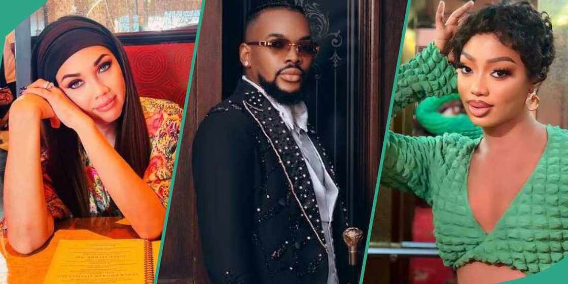 BBNaija stars Christy O with Kess and his wife BBNaija stars Christy O with Kess and his wife
