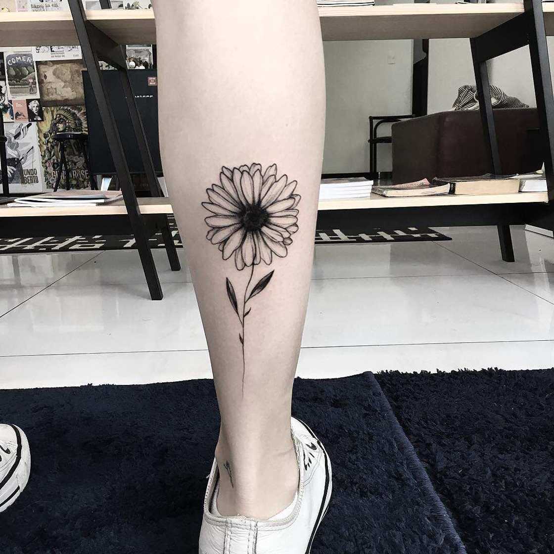 Sunflower tattoo