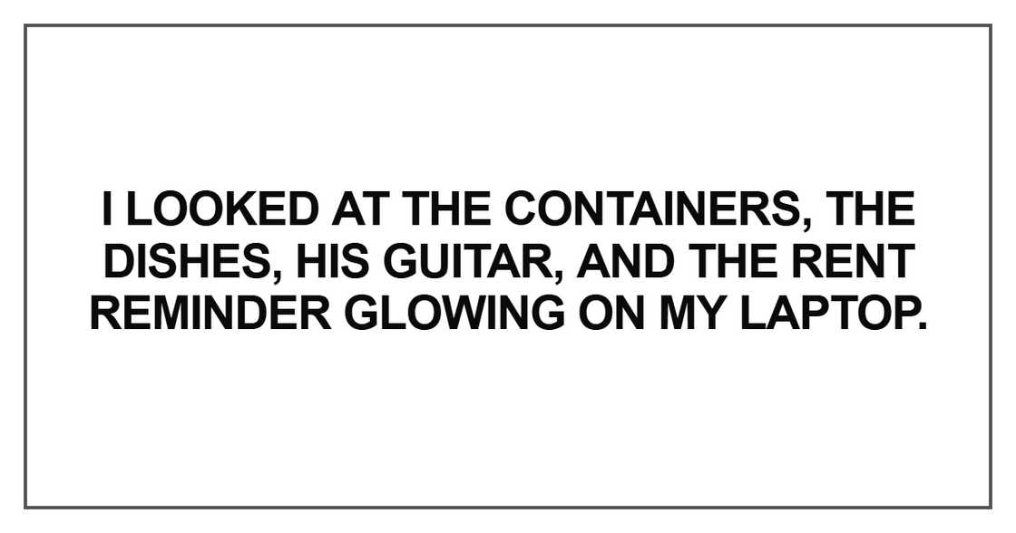 I looked at the containers