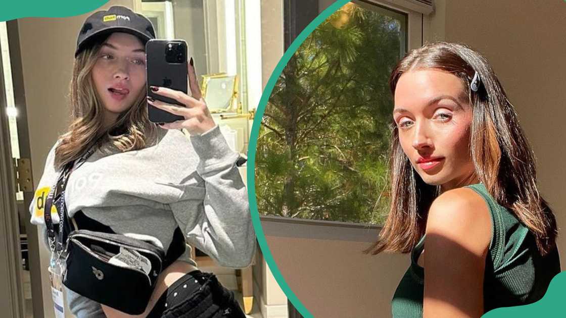 Brooke Tilli posing for pictures at different places. Brooke Tilli posing for pictures at different places.