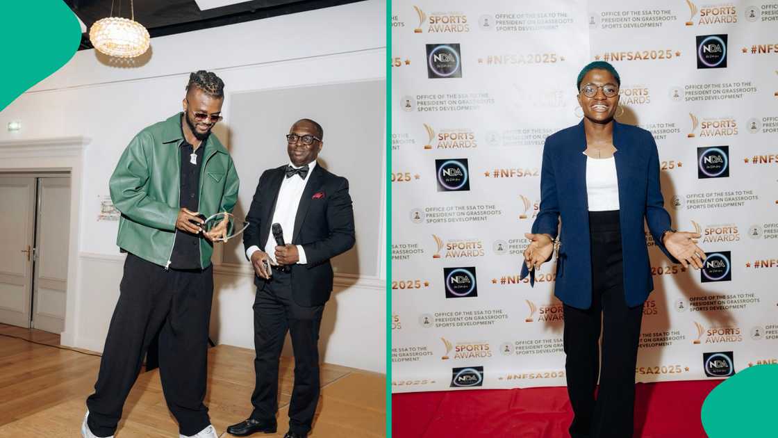 Benjamin Frederick, Rasheedat Ajibade, Chidozie Awaziem, Super Eagles, Nigeria-France Awards Benjamin Frederick, Rasheedat Ajibade, Chidozie Awaziem, Super Eagles, Nigeria-France Awards