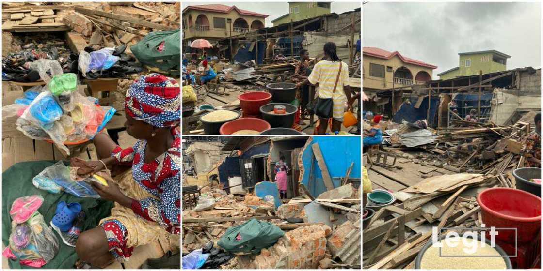 Property, Shop owners, traders groan over demolition exercise in Bariga Property, Shop owners, traders groan over demolition exercise in Bariga