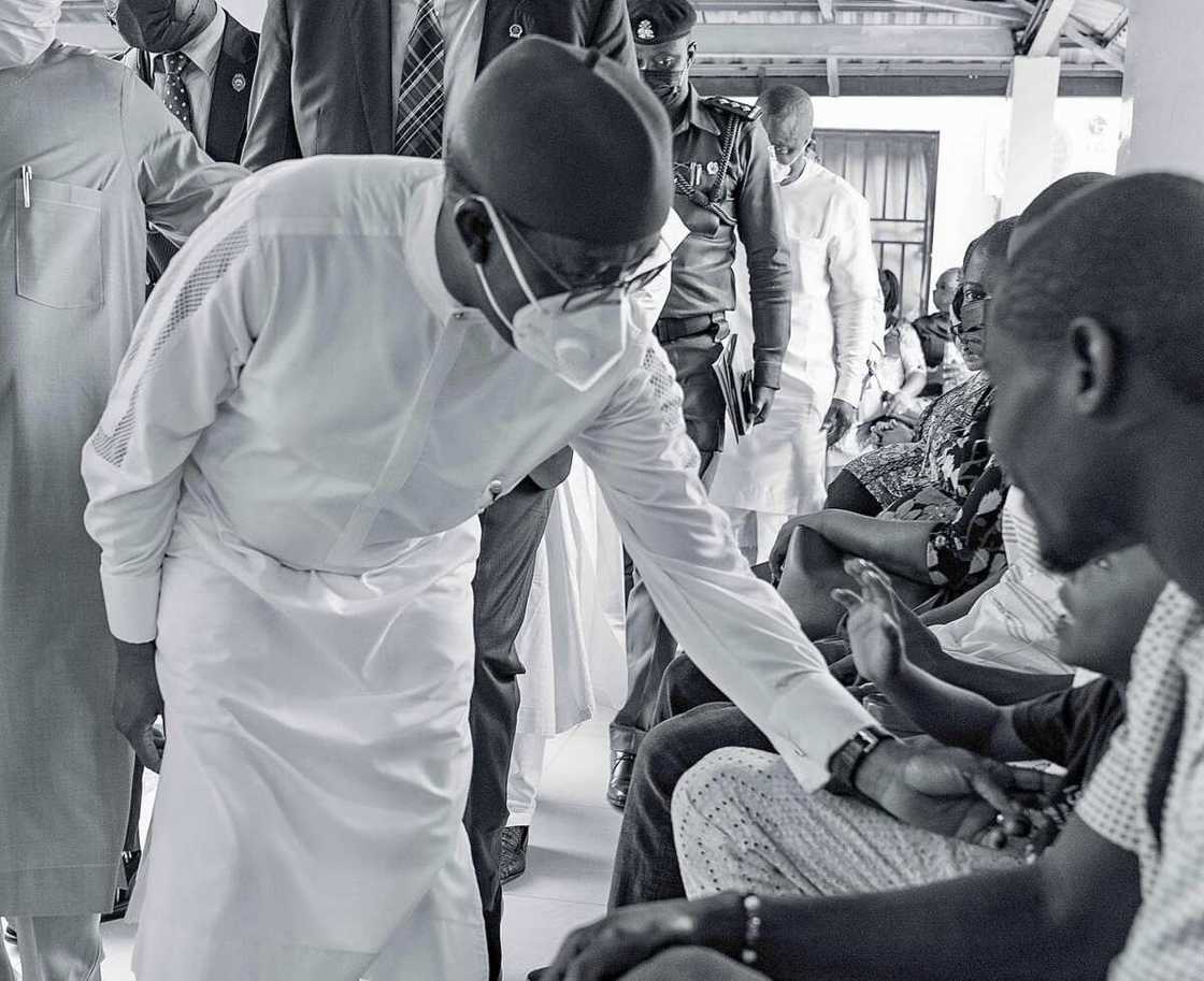 Okowa visits Specialist Hospital Okowa visits Specialist Hospital
