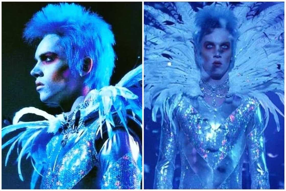 Blue-haired characters Blue-haired characters