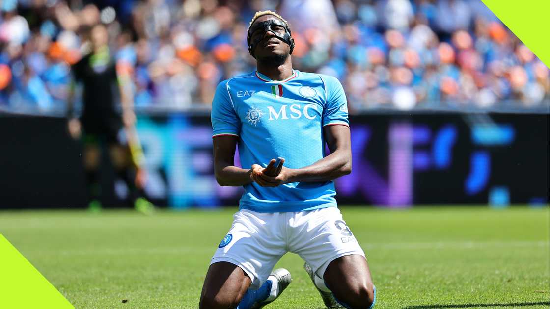 Victor Osimhen has been excluded from Napoli's first team Victor Osimhen has been excluded from Napoli's first team