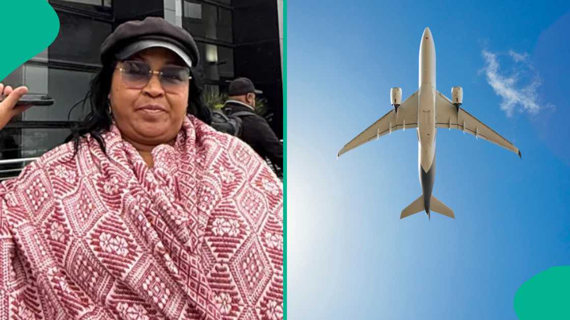 Woman deports herself from America. Woman deports herself from America.