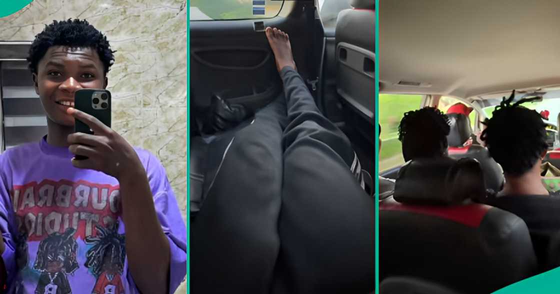 A young Nigerian man shares how he paid for the full back seat in a public bus A young Nigerian man shares how he paid for the full back seat in a public bus