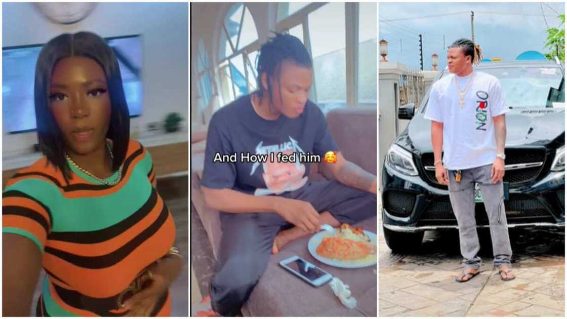 Relationship goals/lady cooked delicious meal for boyfriend. Relationship goals/lady cooked delicious meal for boyfriend.